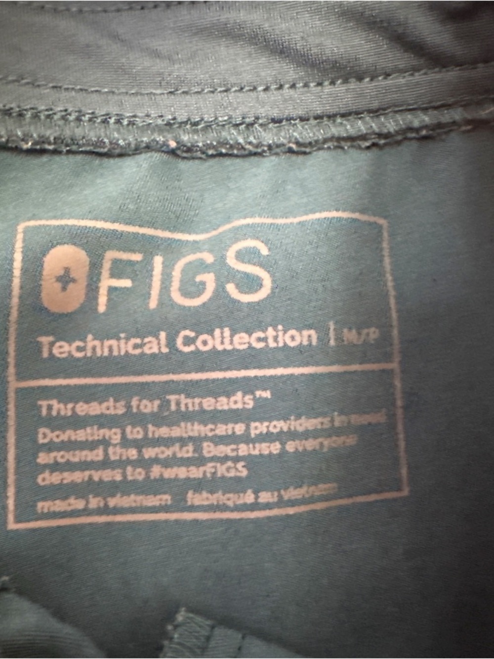 Figs Scrub Caribbean Blue Set Casma Top S Zamora Joggers MP - Picture 3 of 4